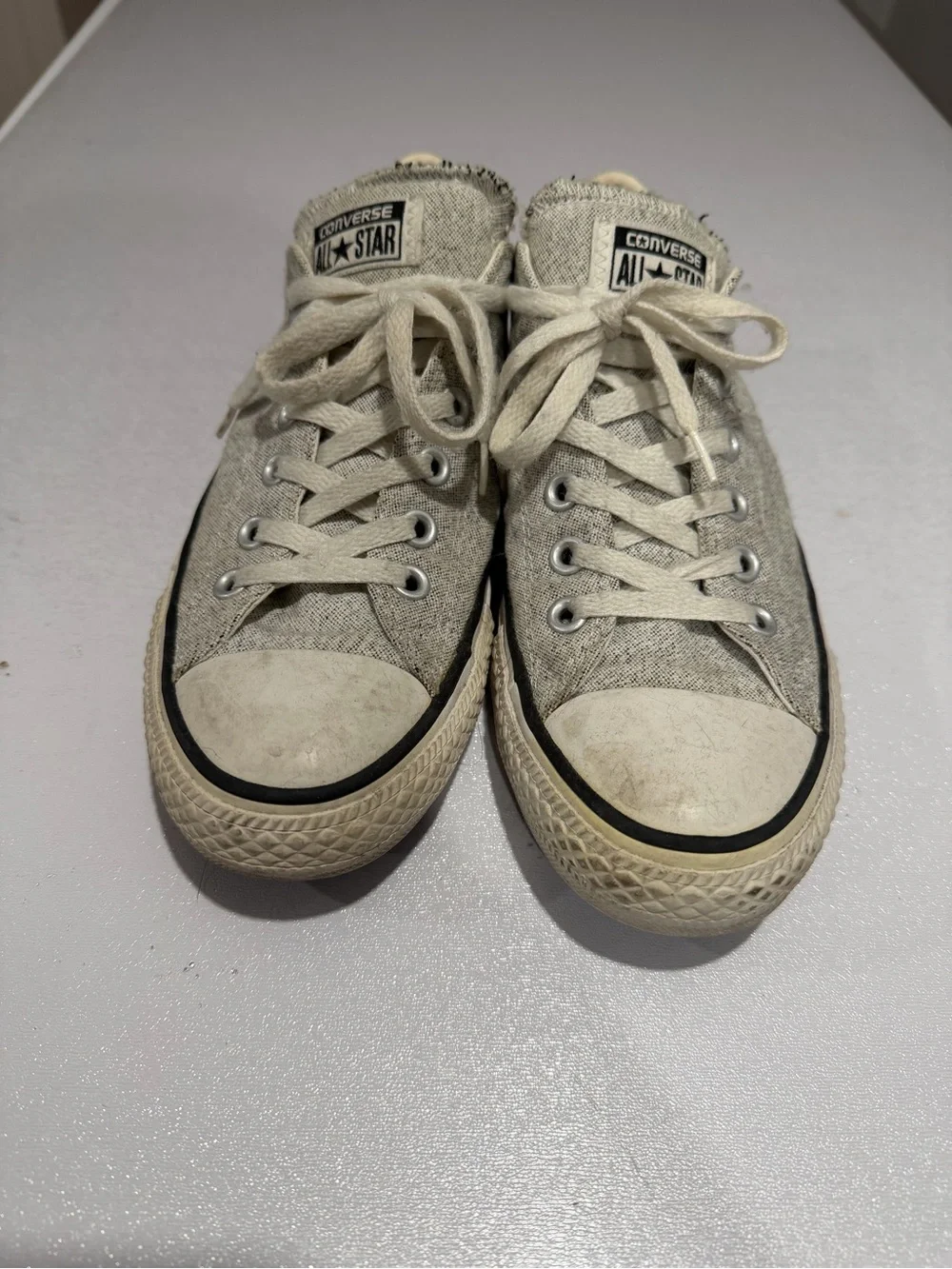 Converse All Star Low Top Sneakers in Light Gray